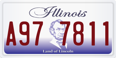 IL license plate A977811