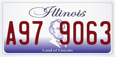 IL license plate A979063