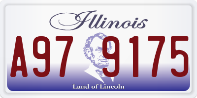 IL license plate A979175