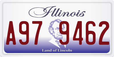 IL license plate A979462
