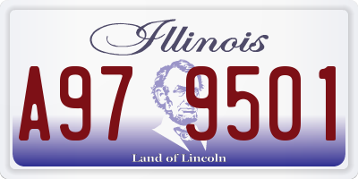 IL license plate A979501