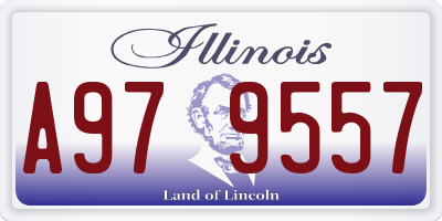 IL license plate A979557