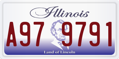 IL license plate A979791