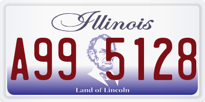 IL license plate A995128