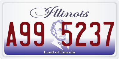IL license plate A995237