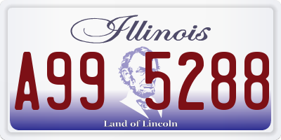 IL license plate A995288