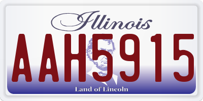 IL license plate AAH5915