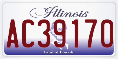 IL license plate AC39170