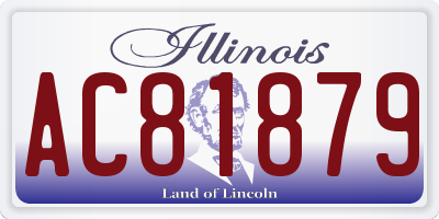 IL license plate AC81879