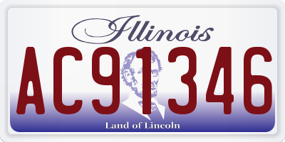 IL license plate AC91346
