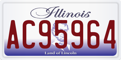 IL license plate AC95964