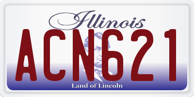 IL license plate ACN621