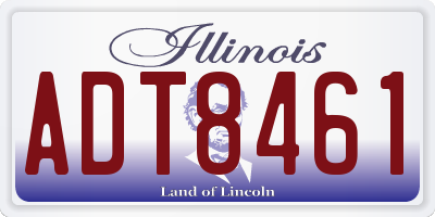 IL license plate ADT8461