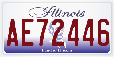 IL license plate AE72446