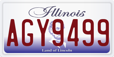 IL license plate AGY9499