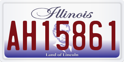 IL license plate AH15861