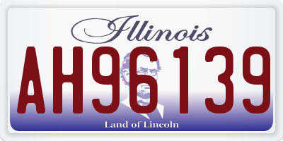 IL license plate AH96139