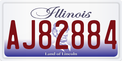 IL license plate AJ82884