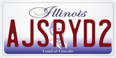 IL license plate AJSRYD2