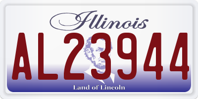 IL license plate AL23944