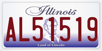 IL license plate AL51519