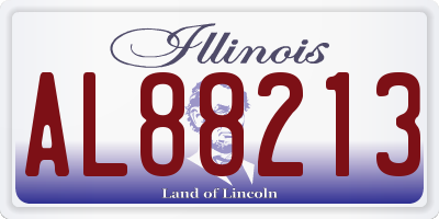 IL license plate AL88213