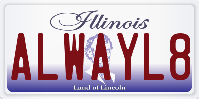 IL license plate ALWAYL8