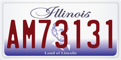 IL license plate AM73131