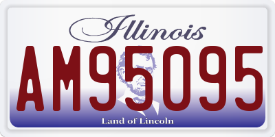 IL license plate AM95095