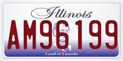 IL license plate AM96199