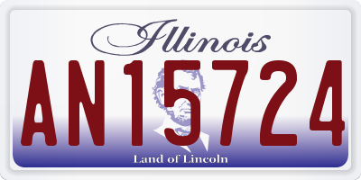 IL license plate AN15724