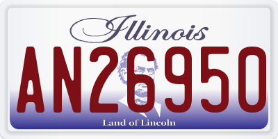 IL license plate AN26950