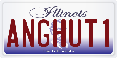 IL license plate ANGHUT1