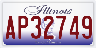 IL license plate AP32749