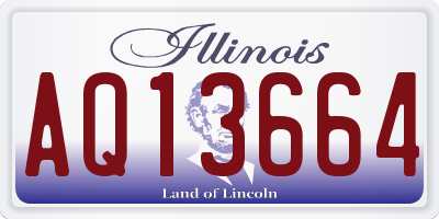 IL license plate AQ13664