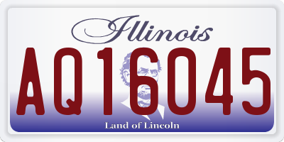 IL license plate AQ16045