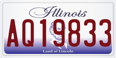 IL license plate AQ19833