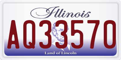 IL license plate AQ33570