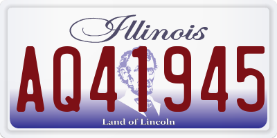 IL license plate AQ41945