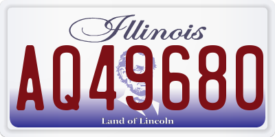 IL license plate AQ49680