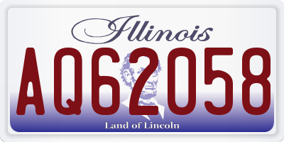 IL license plate AQ62058