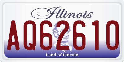 IL license plate AQ62610