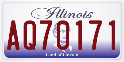 IL license plate AQ70171