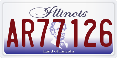 IL license plate AR77126