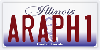 IL license plate ARAPH1