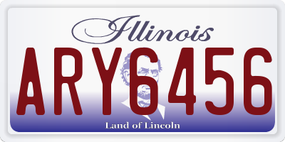 IL license plate ARY6456