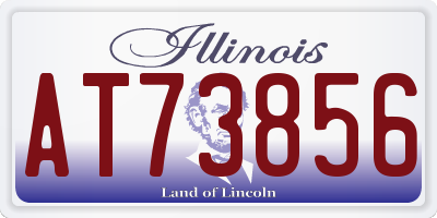 IL license plate AT73856