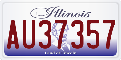 IL license plate AU37357