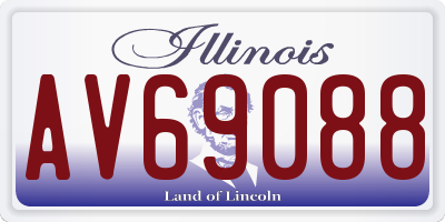 IL license plate AV69088