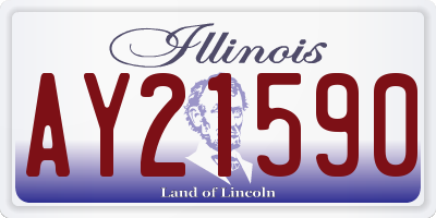 IL license plate AY21590